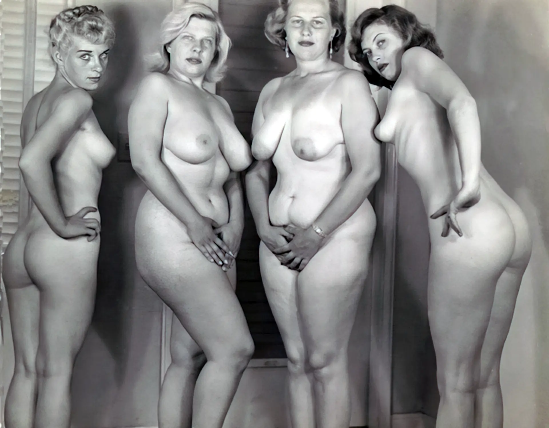 Vintage pregnant nude