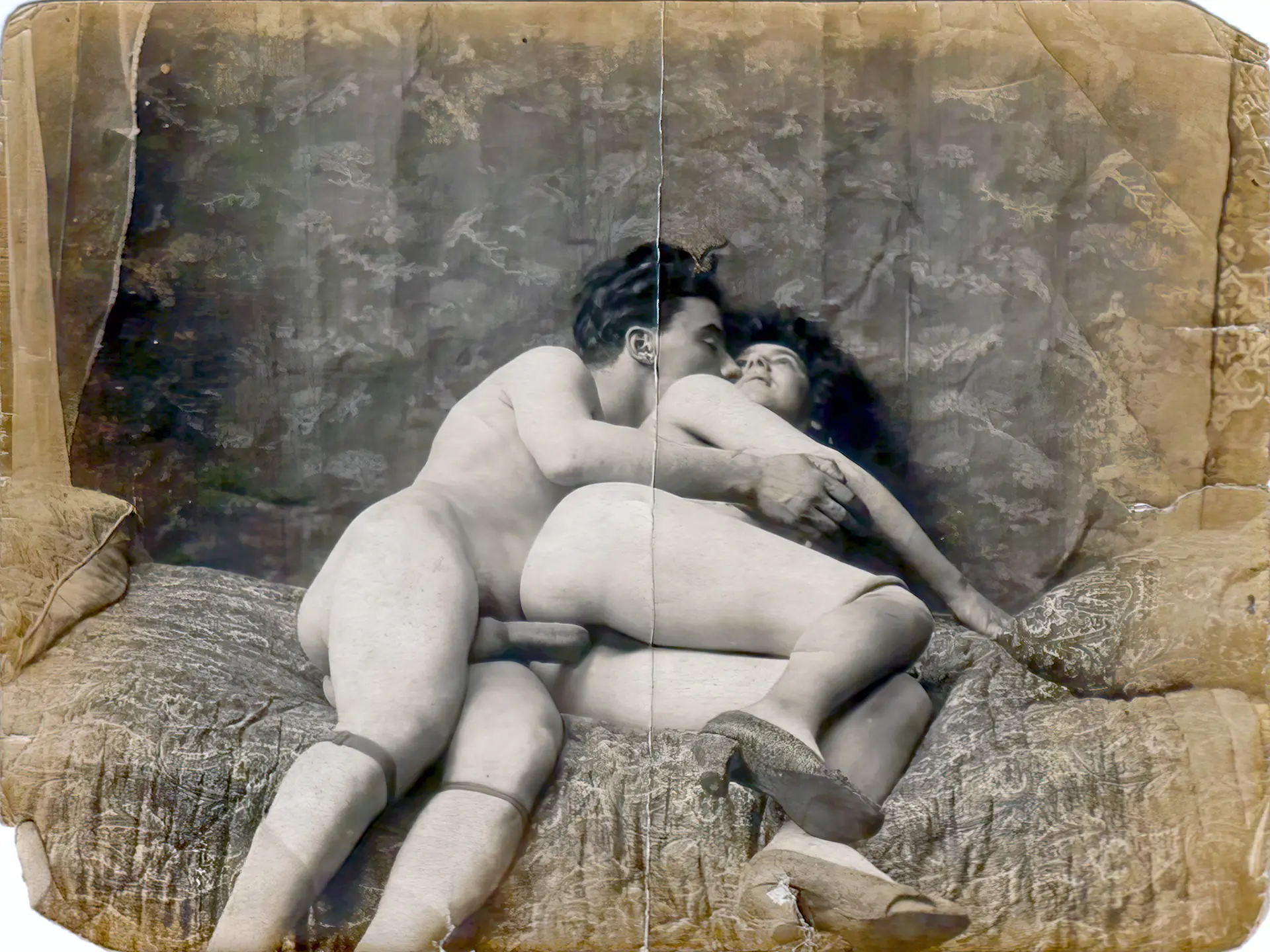 Vintage twenties porn photo Aroused vintage man fucks to his new girlfriend