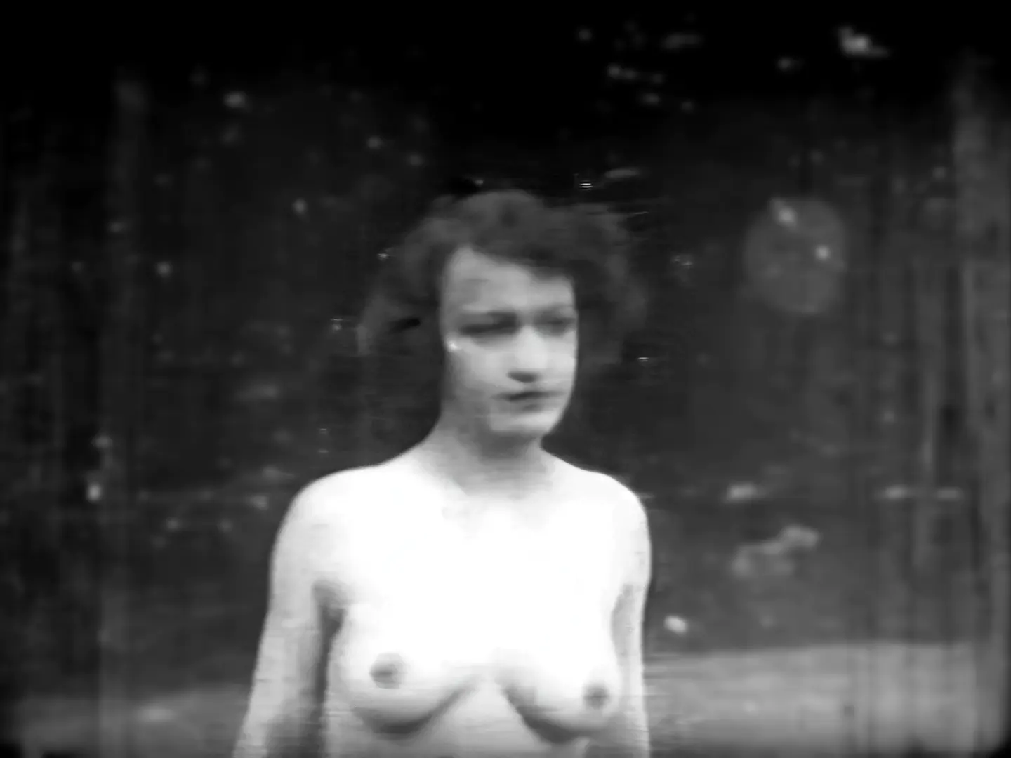 Young Teen Walking Naked in a Forest 1900 porn